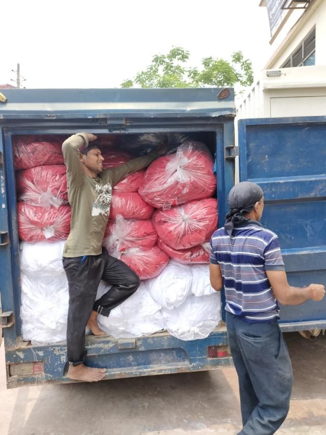 Bundles loaded for shipment