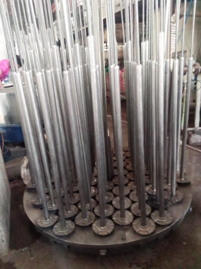 Aluminium rollers on the finishing line